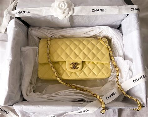 chanel yellow bag 2019|iridescent Chanel bags.